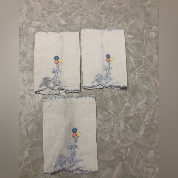 Other Vintage Linen Delicate Burping Cloth See Pics For Measurements